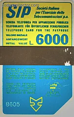 Sida "Terzo gruppo" - code 8605 (L. 6.000)
