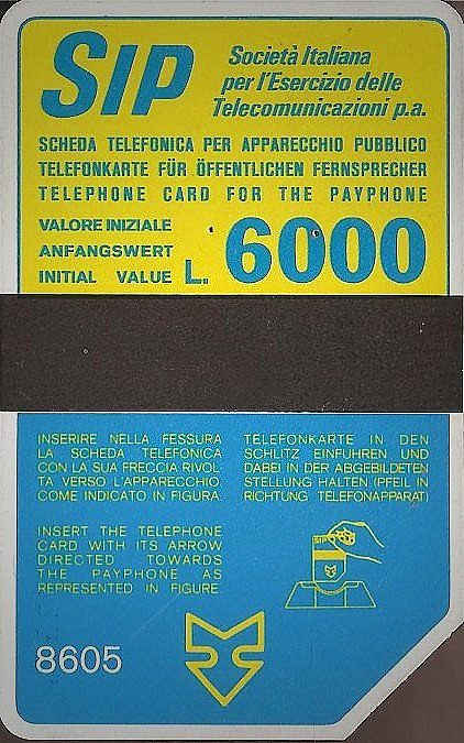 Sida "Terzo gruppo" - code 8605