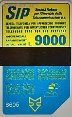 Sida "Terzo gruppo" - code 8605 (L. 9.000)