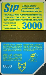 Sida "Terzo gruppo" - code 8606