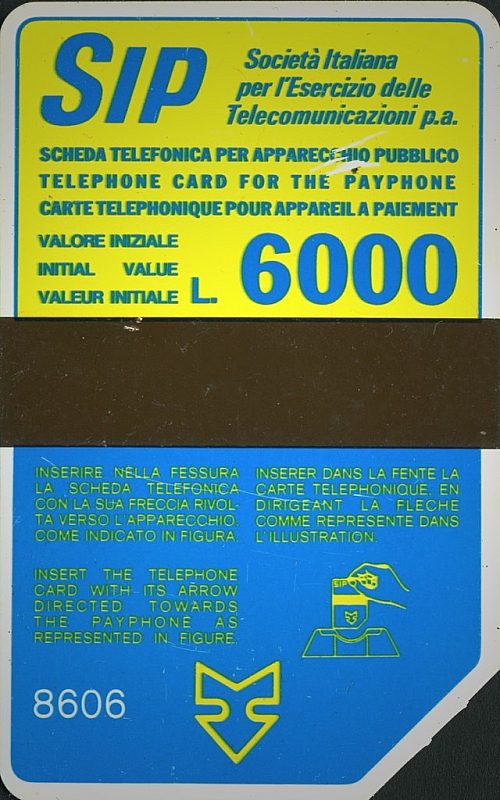 Sida "Terzo gruppo" - code 8606
