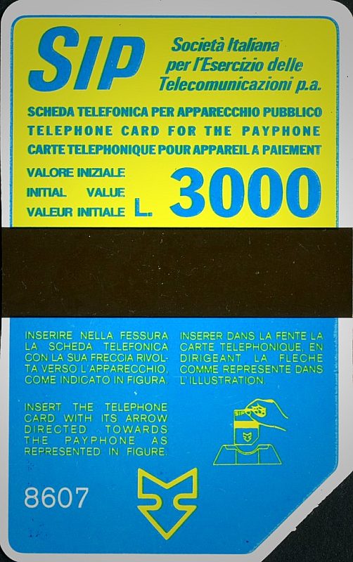 Sida "Terzo gruppo" - code 8607