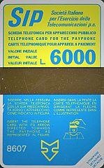 Sida "Terzo gruppo" - code 8607