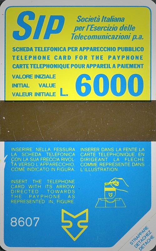 Sida "Terzo gruppo" - code 8607