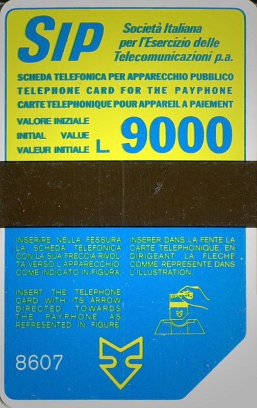 Sida "Terzo gruppo" - code 8607