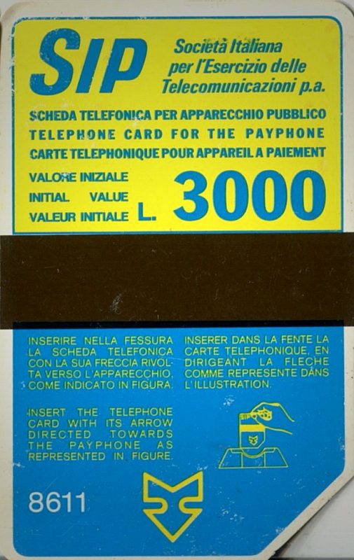 Sida "Terzo gruppo" - code 8611