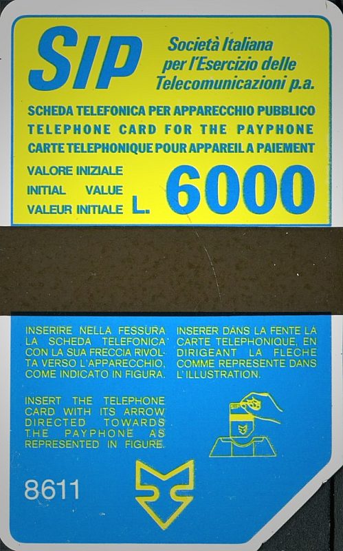 Sida "Terzo gruppo" - code 8611