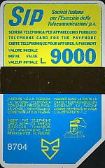 Sida "Terzo gruppo" - code 8704