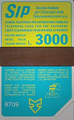 Sida "Terzo gruppo" - code 8709