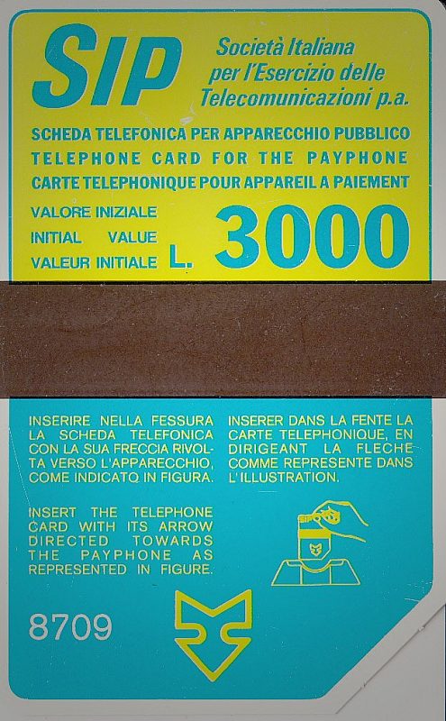 Sida "Terzo gruppo" - code 8709
