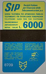 Sida "Terzo gruppo" - code 8709