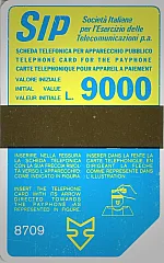 Sida "Terzo gruppo" - code 8709
