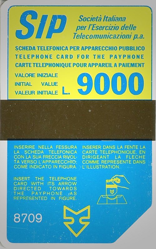 Sida "Terzo gruppo" - code 8709