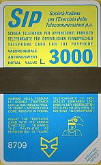 Sida "Terzo gruppo" - code 8709