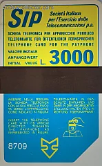 Sida "Terzo gruppo" - code 8709 (L. 3.000)