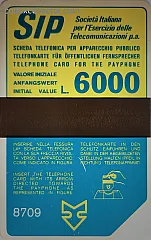 Sida "Terzo gruppo" - code 8709 (L. 6.000)