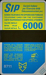 Sida "Terzo gruppo" - code 8711