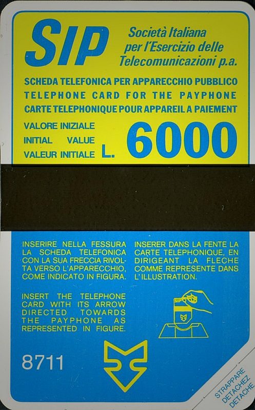 Sida "Terzo gruppo" - code 8711
