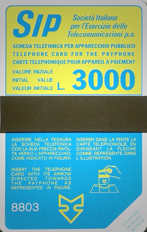 Sida "Terzo gruppo" - code 8803