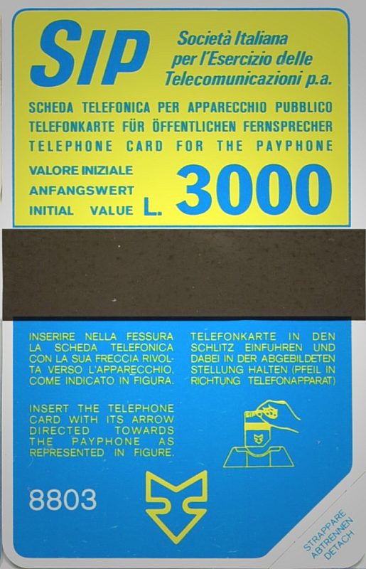 Sida "Terzo gruppo" - code 8803 (Not issued)