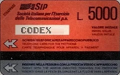 Serie Rossa - 7 number code (slash zero)