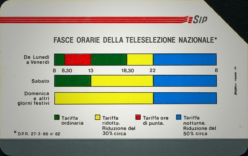 Fasce Orarie (Banda Grigia Chiara Retinata)