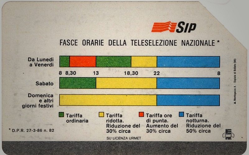 Fasce Orarie (Not issued)