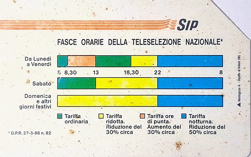 Fasce Orarie