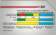 Fasce Orarie (Italian/German languages)