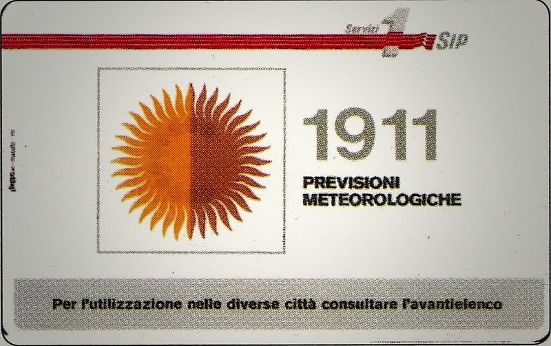 1911 - Previsioni meteorologiche