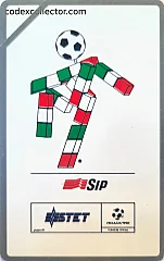 Italia '90: Mascotte Ciao - Mantegazza (L. 10.000, scad. 30/06/1992)