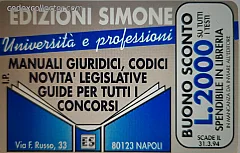 Edizioni Simone - Università E Professioni (L. 5.000)