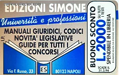 Edizioni Simone - Università E Professioni (L. 5.000)