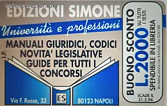 Edizioni Simone - Università E Professioni (L. 10.000)