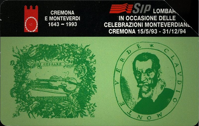 Celebrazioni Monteverdiane (Verde)