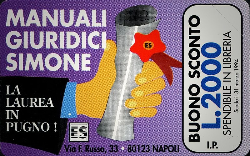 Edizioni Simone - La Laurea in Pugno