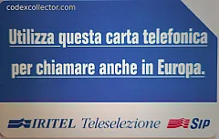 Iritel - Teleselezione (L. 10.000)