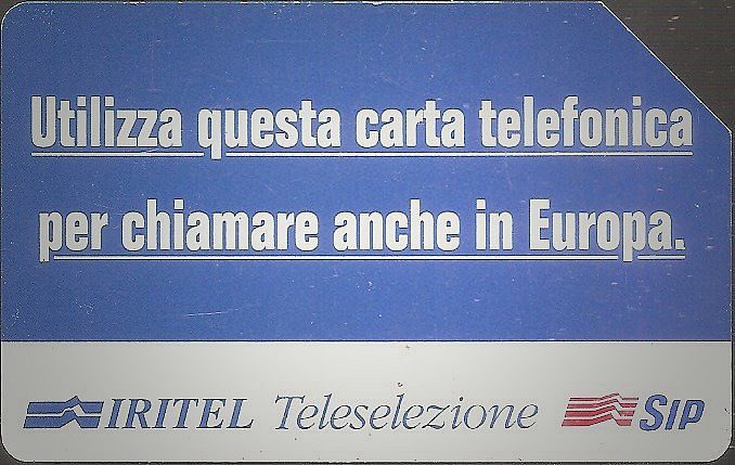Iritel - Teleselezione