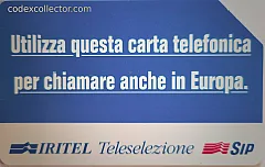 Iritel - Teleselezione (L. 5.000)