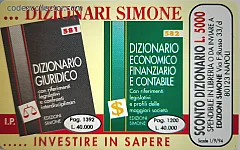 Ed. Simone - Dizionari (L. 10.000)