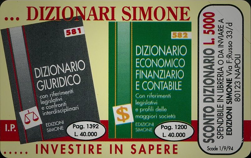 Ed. Simone - Dizionari