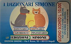 Edizioni Simone - (L. 10.000 Cane e Gatto)
