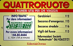 Ed. Domus Quattroruote (Alfanumeric)