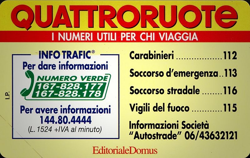 Ed. Domus Quattroruote (Alfanumeric)