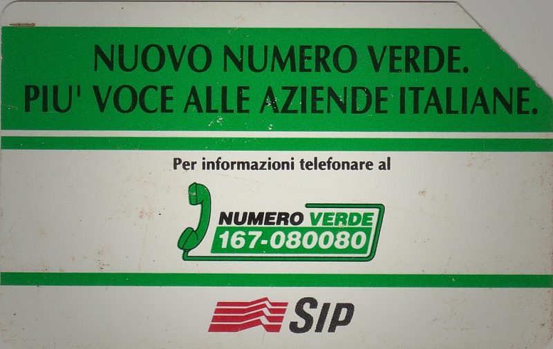 Nuovo numero verde. Più voce
