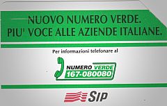 Nuovo numero verde. Più voce