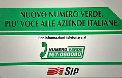 Nuovo numero verde. Più voce (L. 10.000)
