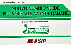 Nuovo numero verde. Più voce (L. 10.000)