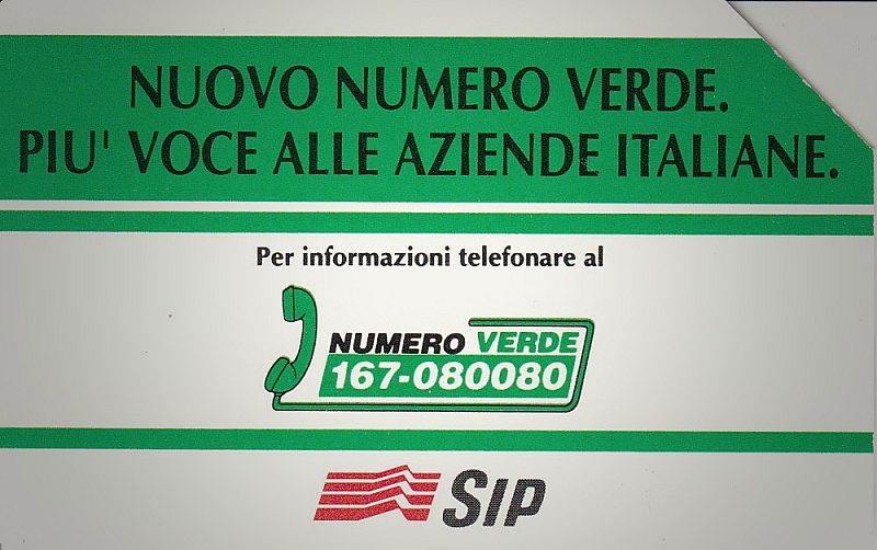 Nuovo numero verde. Più voce