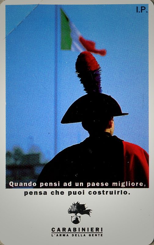 Carabinieri - Die Karte (Italian/German languages)